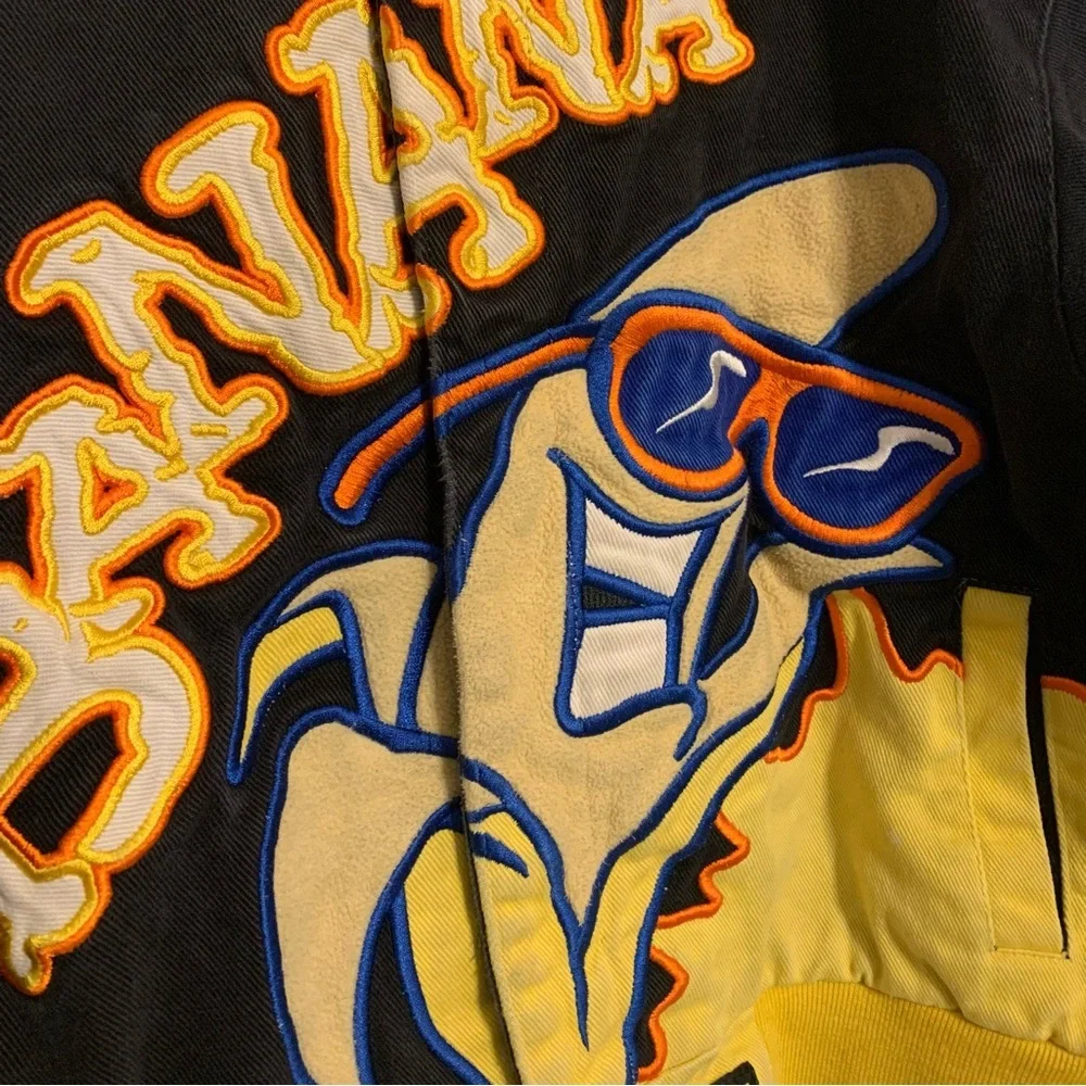 Laffy Taffy Banana Racing Jacket Size Kids Medium 7-8